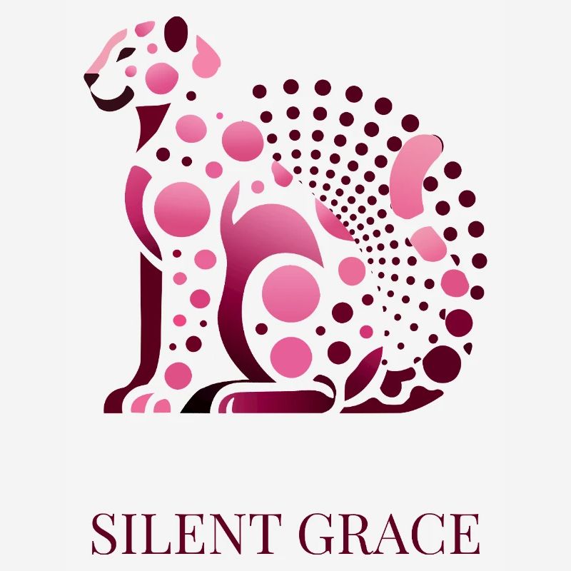 Silent Grace Chat élégant
