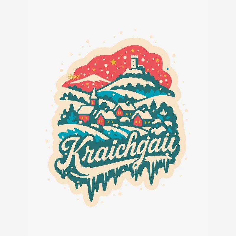 Kraichgau, Bade, Wurtemberg Hiver