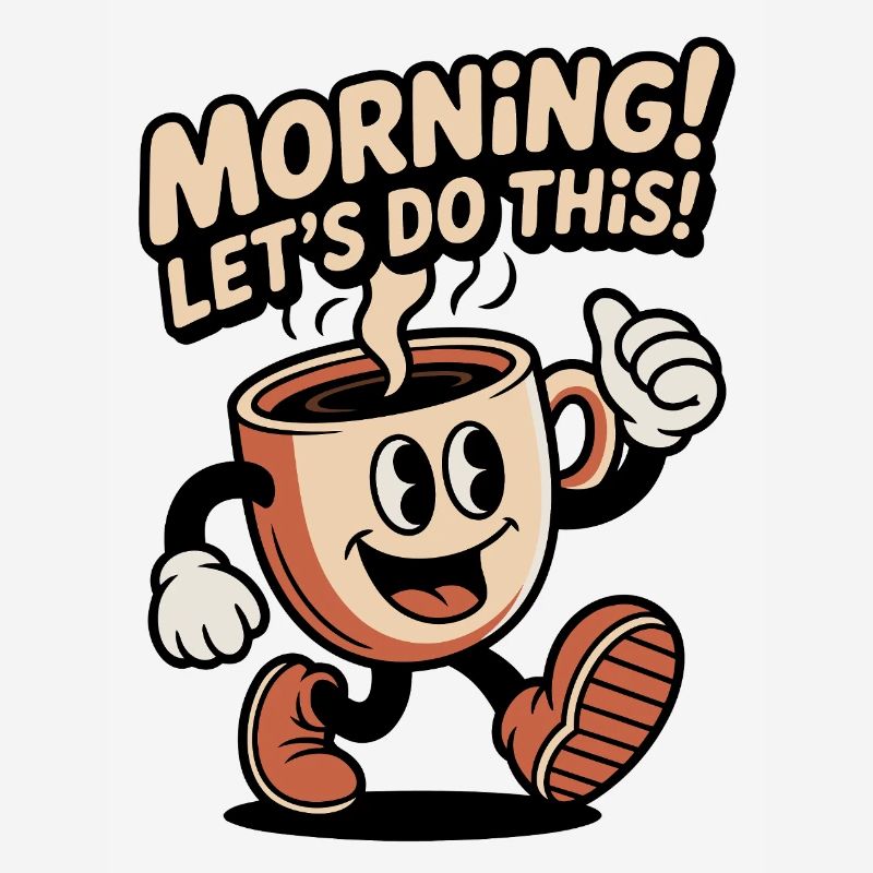 Morgen Kaffee Motivation