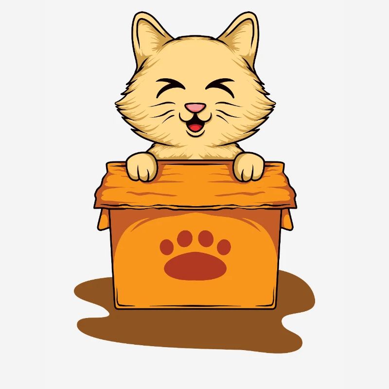 Cat Laugh Box