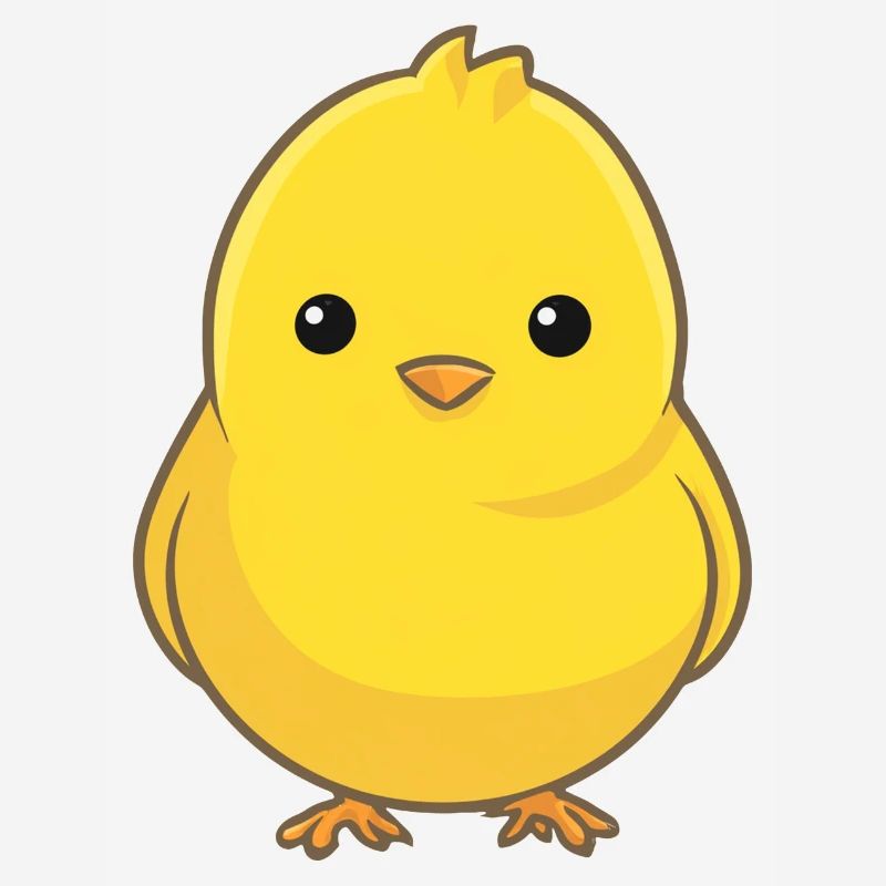Cute chick style charming child