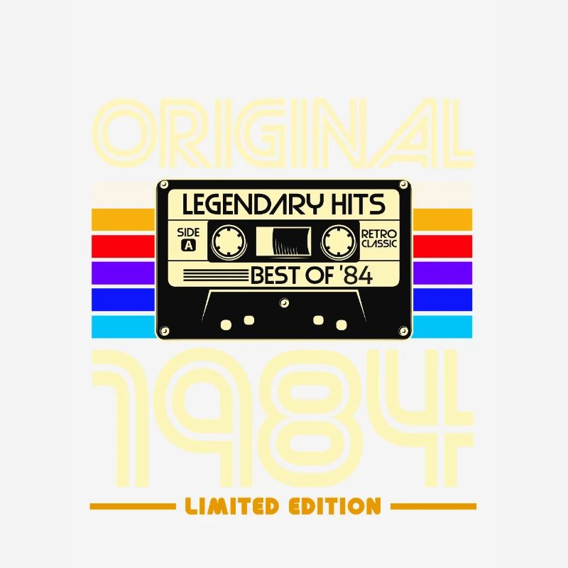 Originale Retro-Kassette von 1984