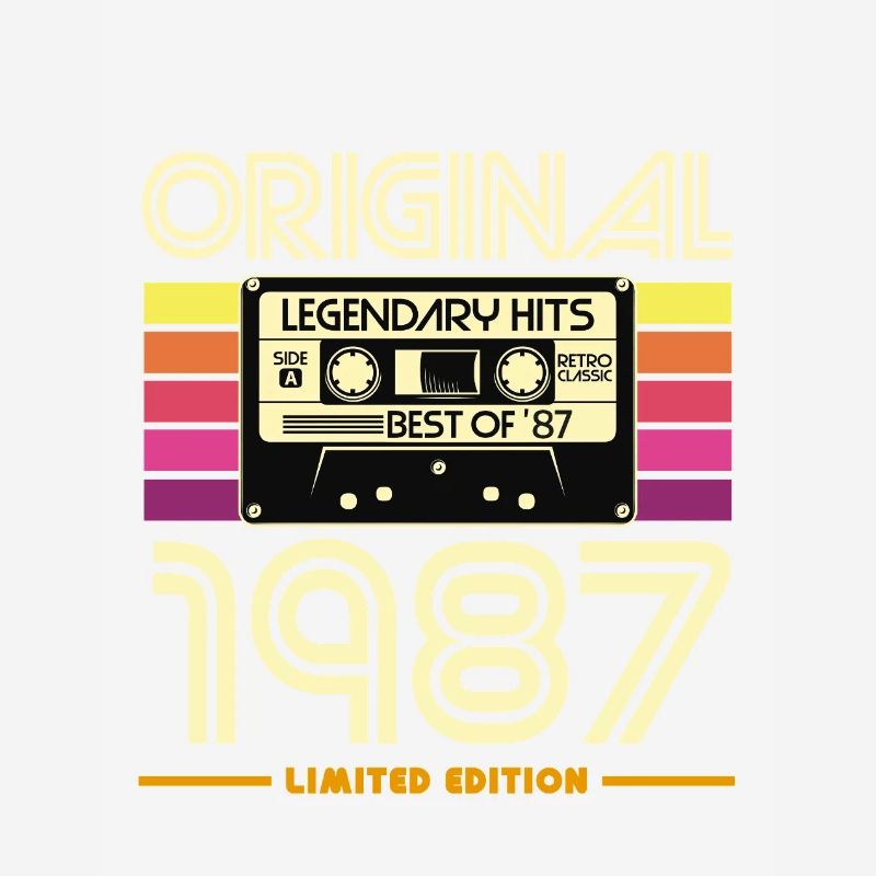 Original 1987 Cassette Retro