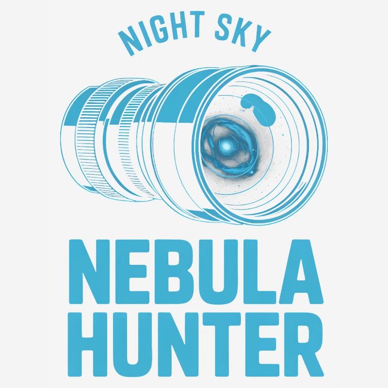 Nebula Hunter Night Sky Telescope Tee