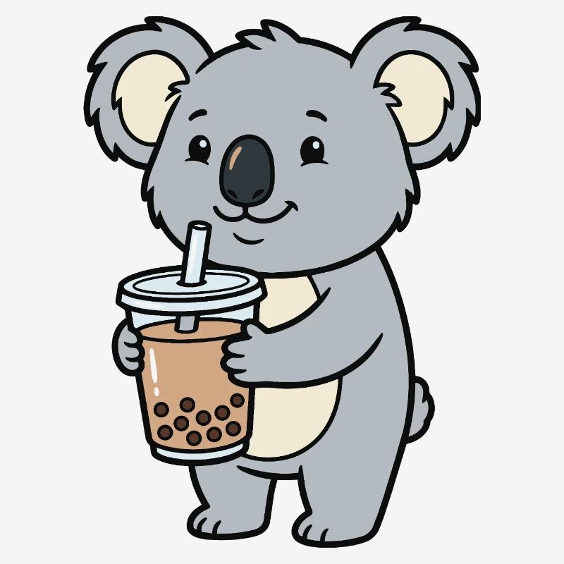 Bubble tea au koala
