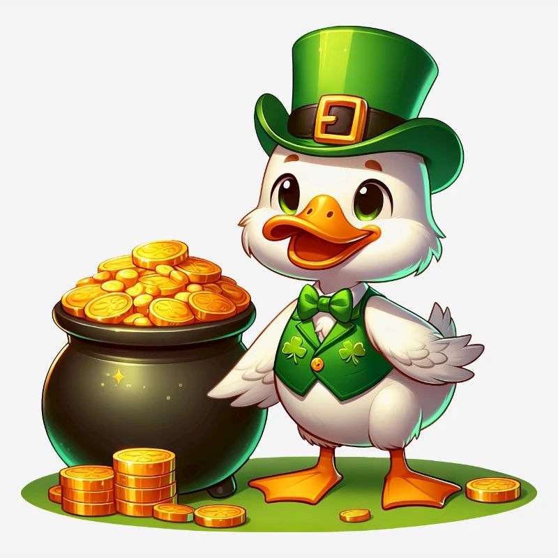 St. Patrick's Day Elephant Green