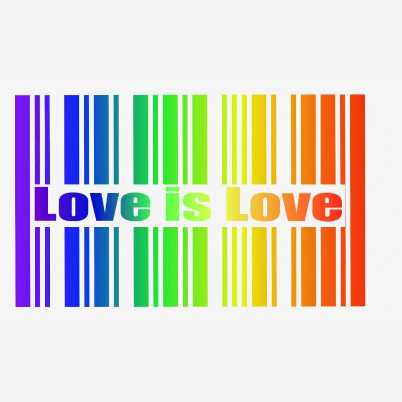 Regenbogen Strichcode, Love is Love