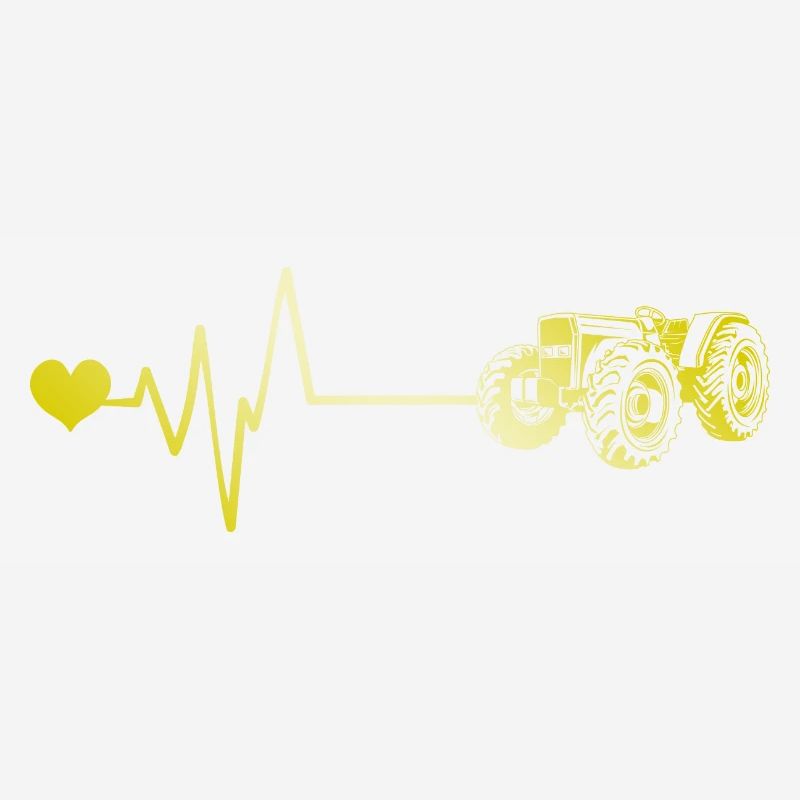 Traktor Puls Herz Liebe