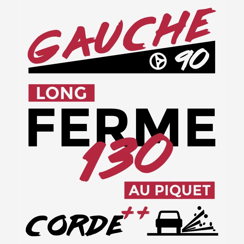 Notes Rallye - Gauche 90 long