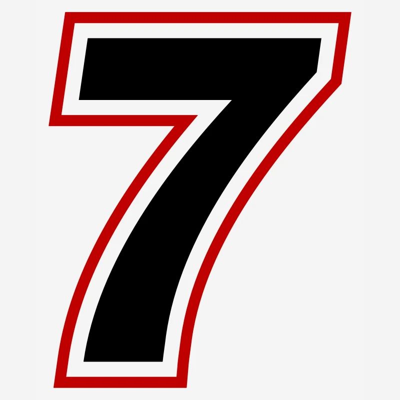 7 Number symbol
