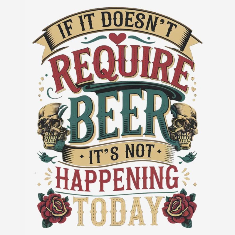It Doesn't Require Beer It's Not Happening Today 5