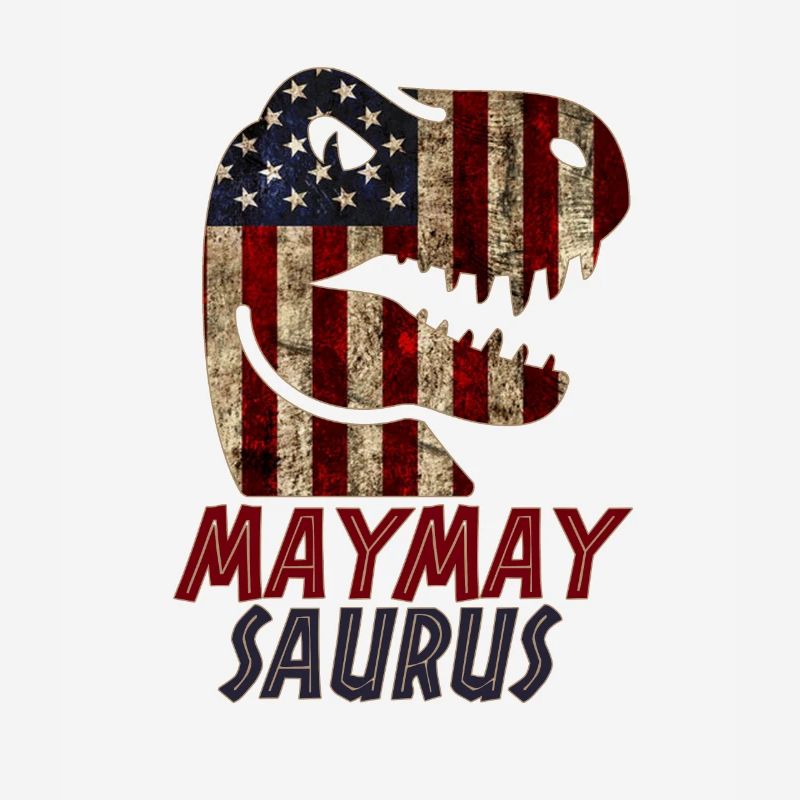 Patriotic Maymay Dinosaur