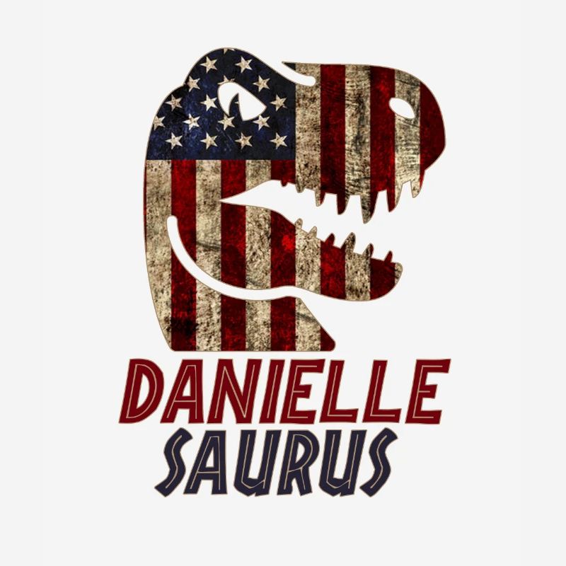 Patriotic Danielle Dinosaur Daniellesaurus