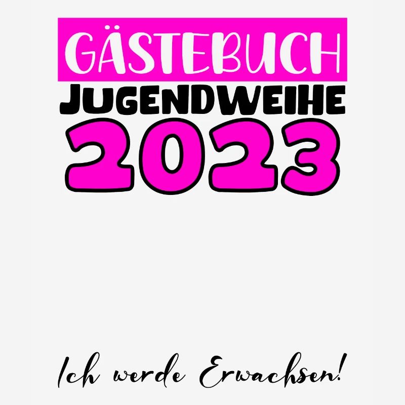 Jugendweihe 2023 Gästebuch Mädchen Jungen Fun Deko