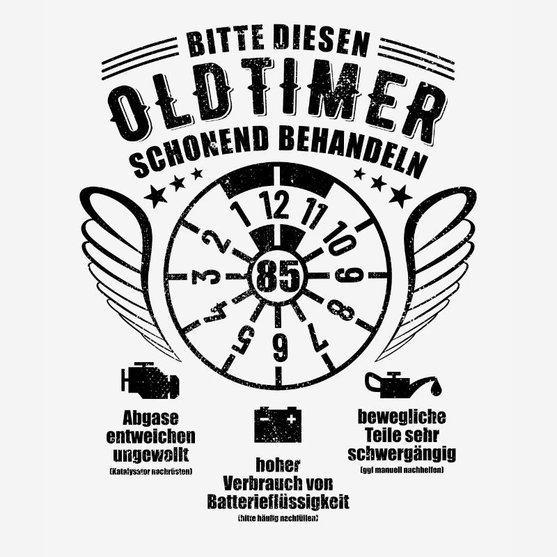 Oldtimer schonend behandeln - 85. Geburtstag