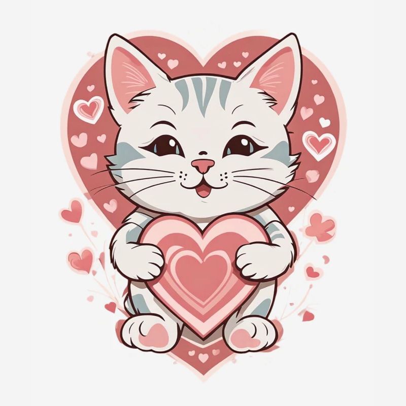 Amour Chat , Katze