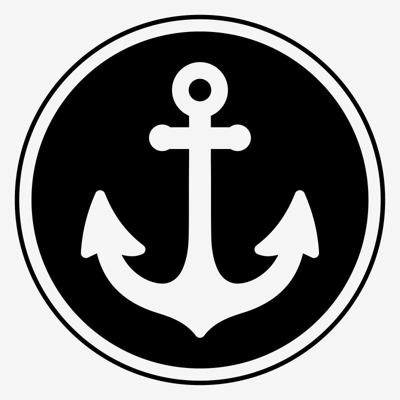 anker symbol icon circle