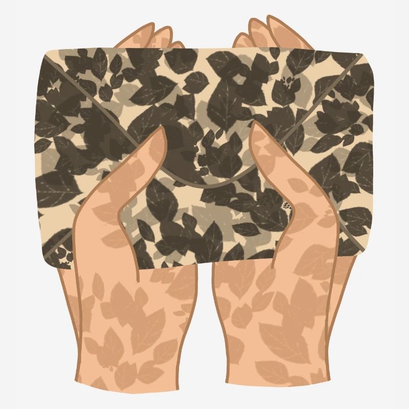 Enveloppe de la poste aux lettres dans les mains Idée cadeau