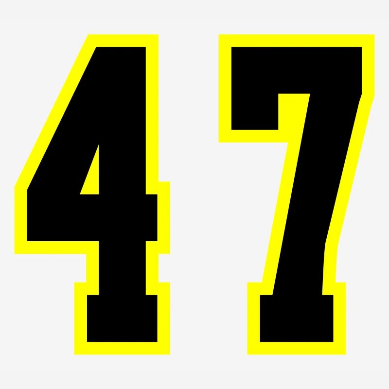 Maillot à 47 numéros