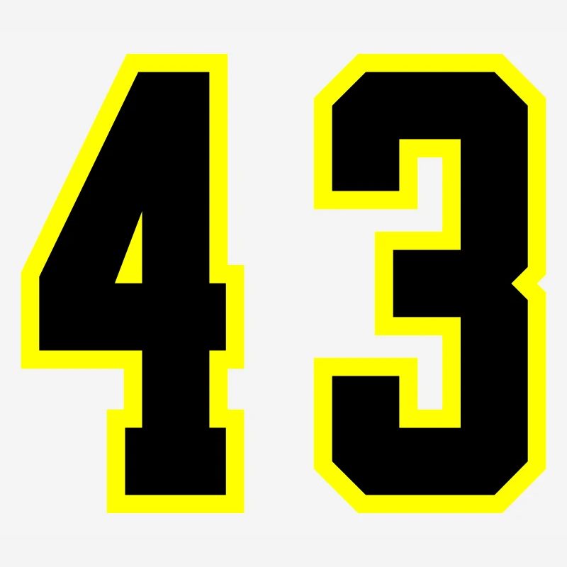 Maillot à 43 numéros