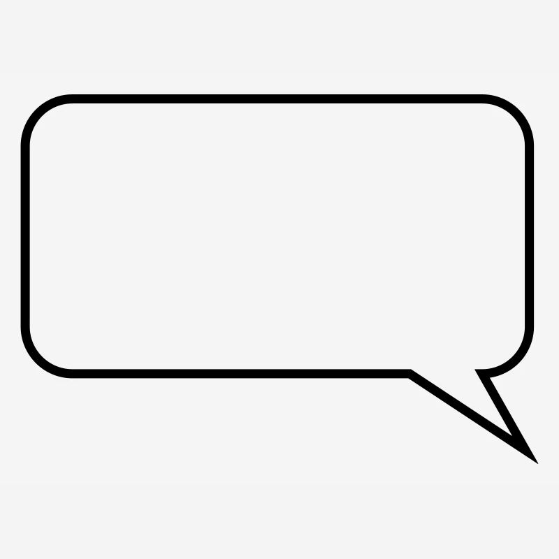 Sprechblase // Comic // Spruch machen // Aussage