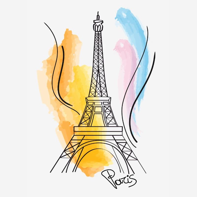 Dessin de tour Eiffel
