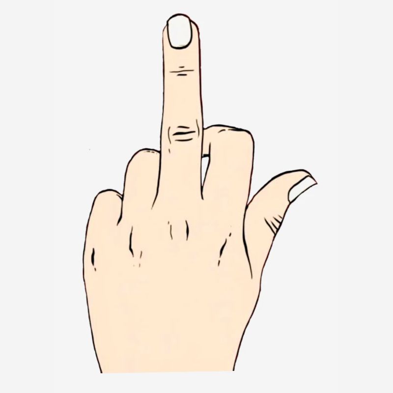 Mittelfinger Modus