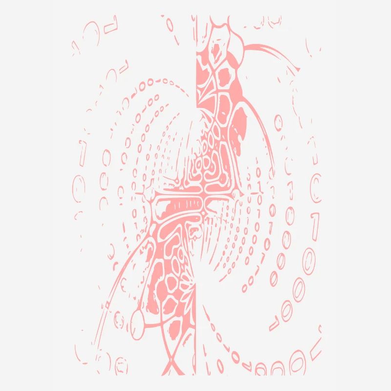 Spirale der Bytes: Meditationsfigur