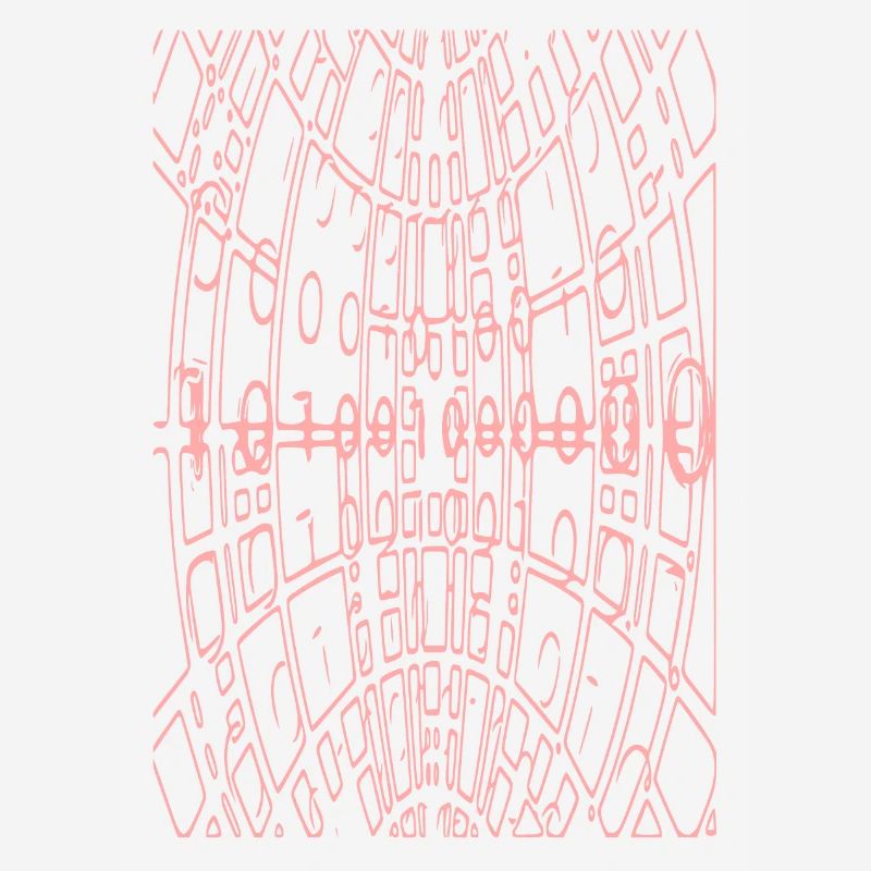 Binary Code Abstract (pink)