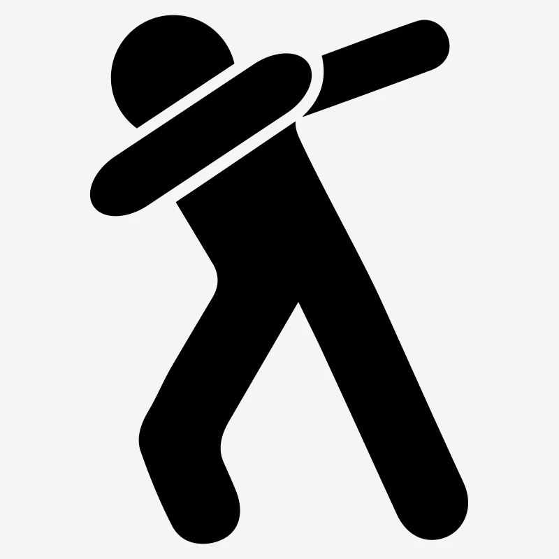 dab dabbing man