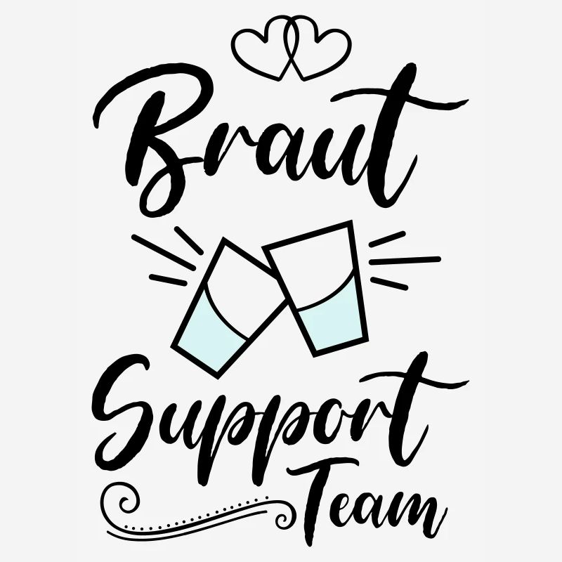 braut support team kurze