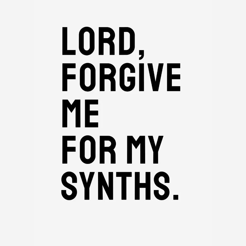 Synth Techno Electro music gift