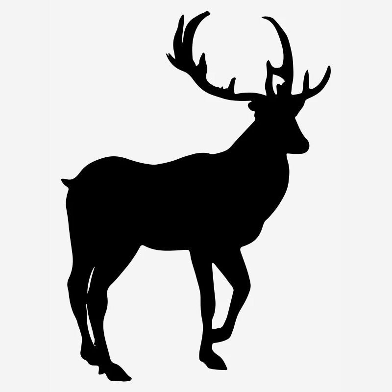 Idée cadeau Hirsch Silhouette Vector