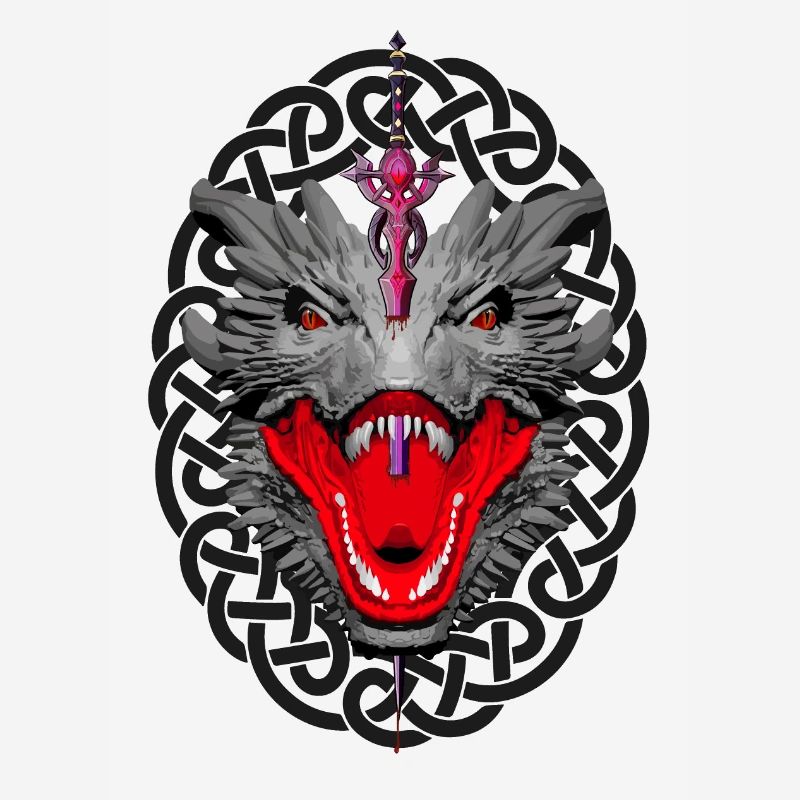 Dragon à l’épée pourpre