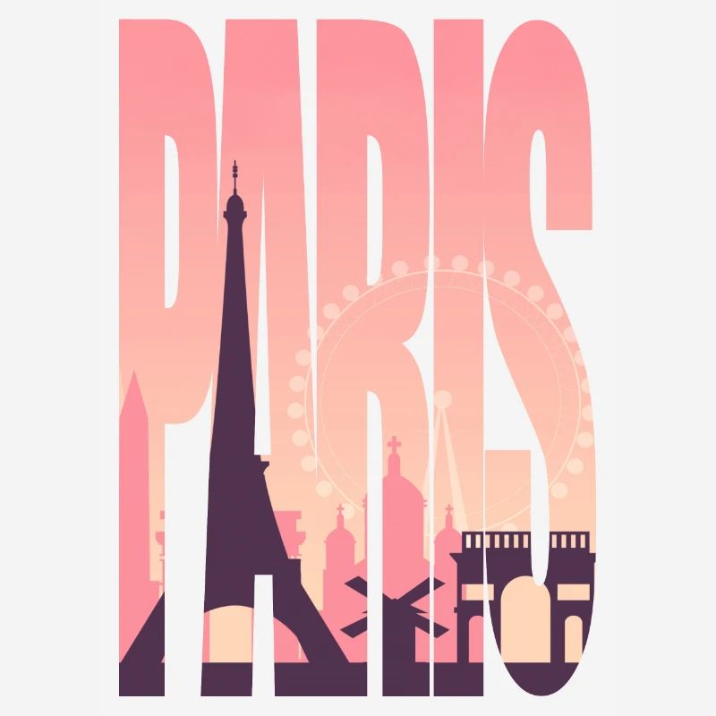 Silhouette Paris Rose