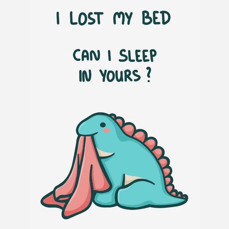 hugadino bed lost, dino, cute dinosaur