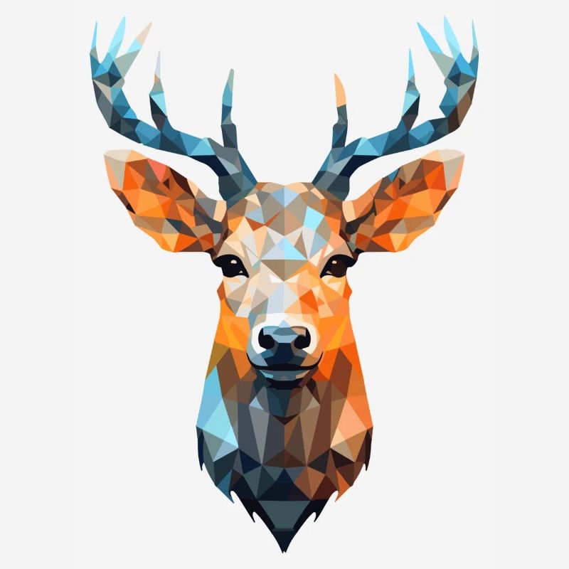 Deer Roe Deer Polygon Roe Deer Deer