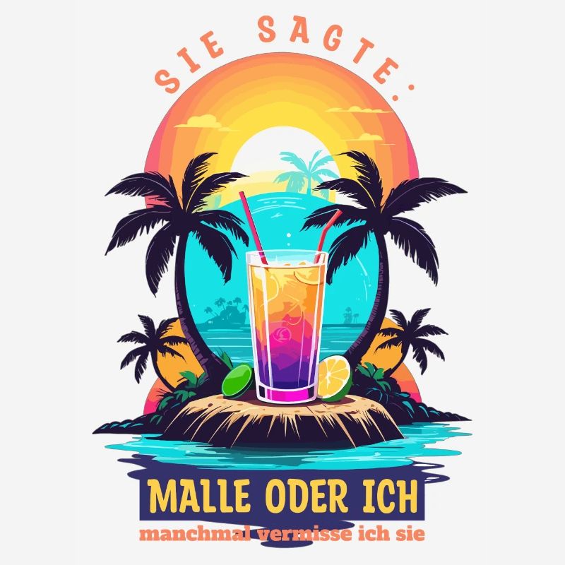 Sie sagte. Malle oder ich