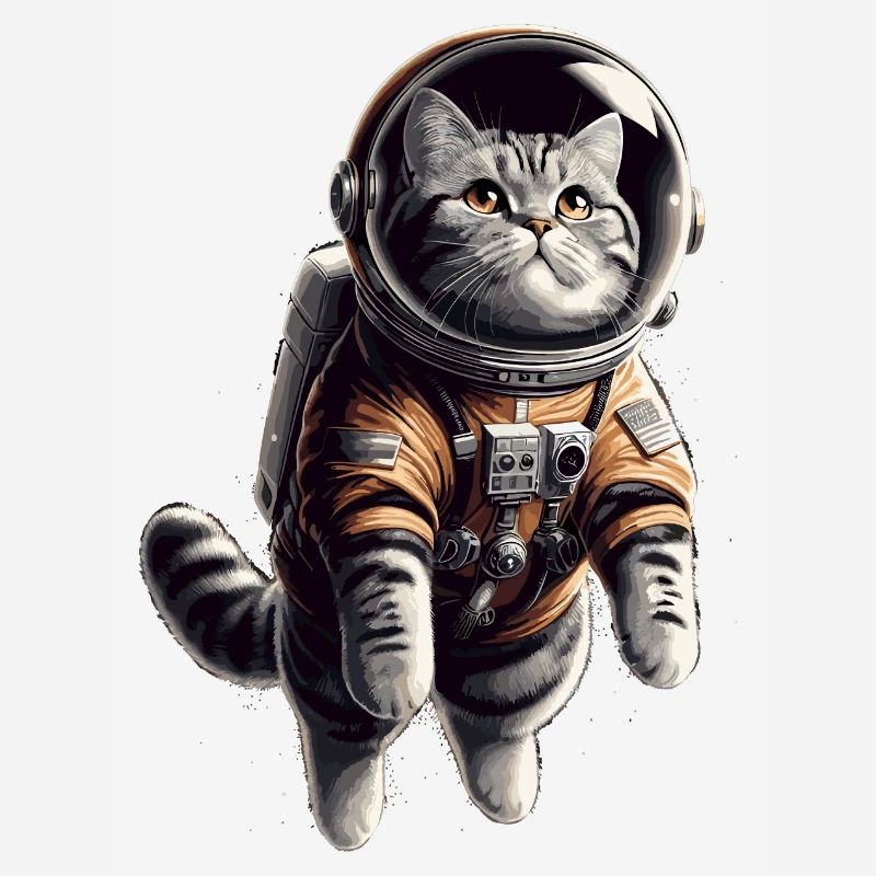 Astronaut BKH getigert Geschenk