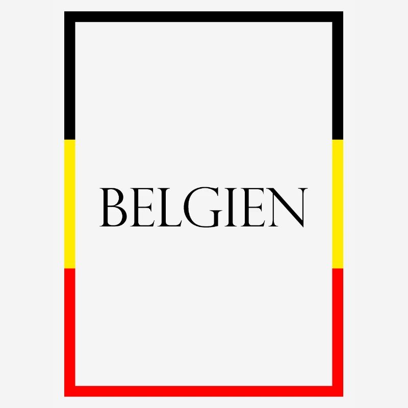 Belgique, Belgique Lettrage de déclaration avec drapeau