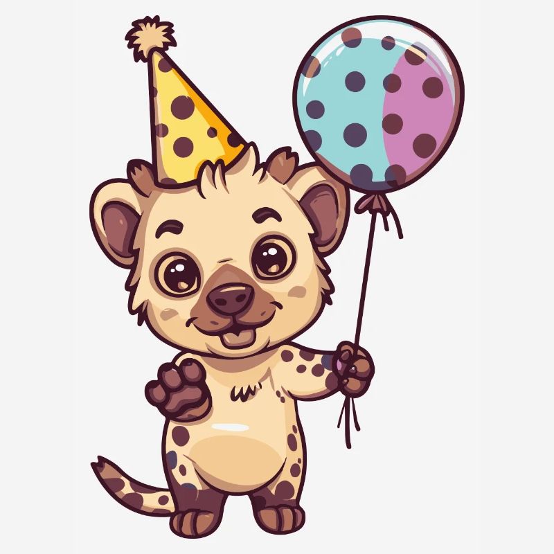 Hyäne Geburtstag Comic