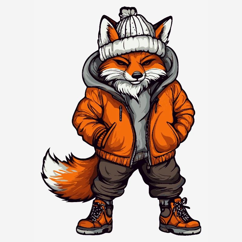 Fox Funny Winter