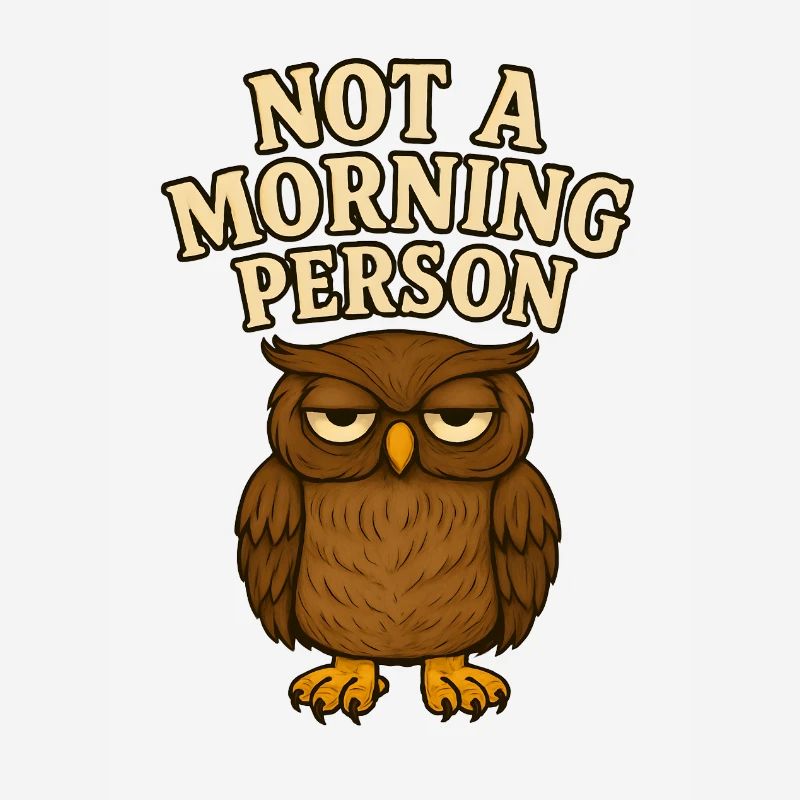 Morgenmuffel Eule