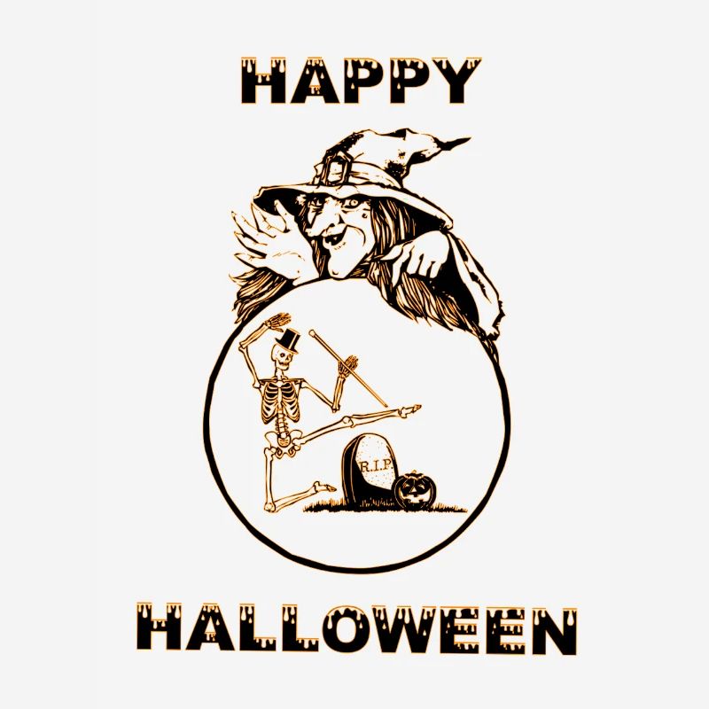 Conception de sort de sorcière d'Halloween