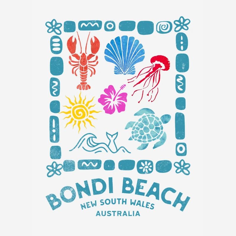 Bondi Beach Pattern Australia