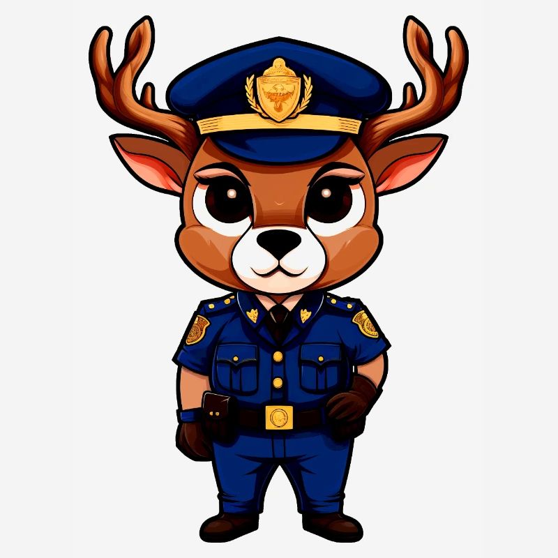 Hirsch Polizei