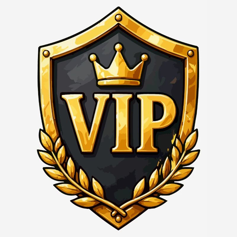 VIP Crown Shield Ornament