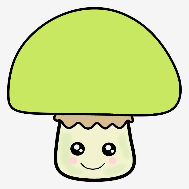 Champignon vert, champignons verts