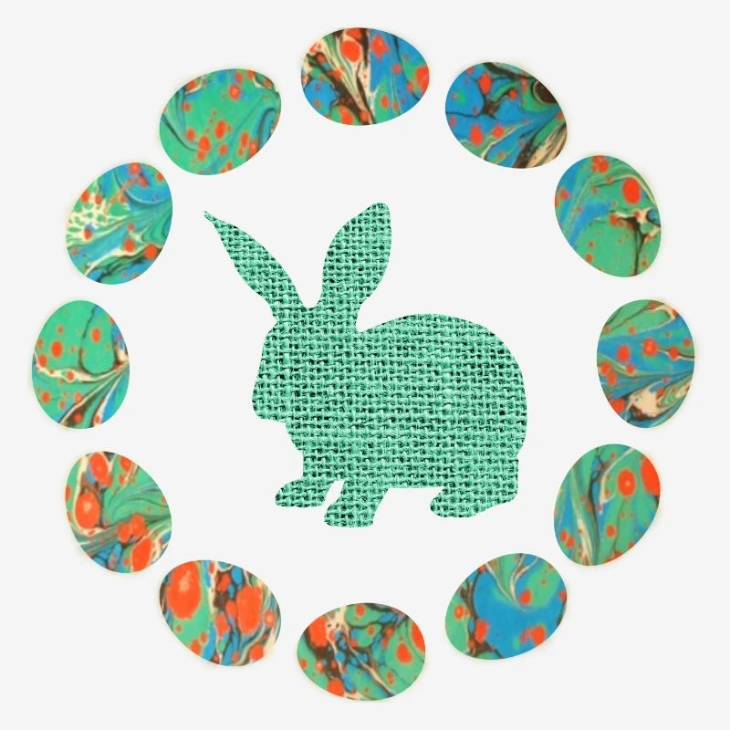 hase im eierkranz e 4