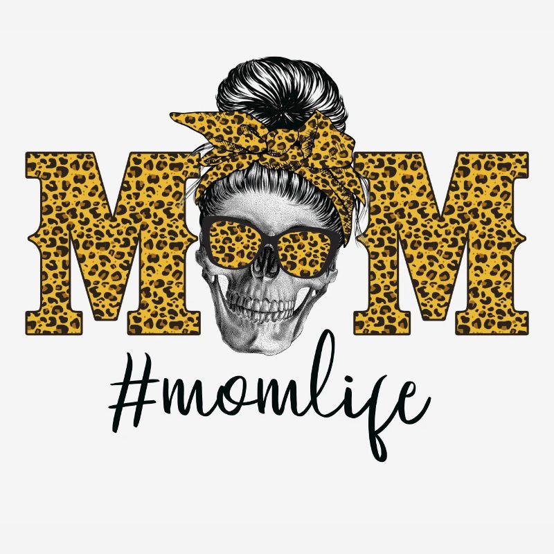 Mutter Leben Schädel Leopard